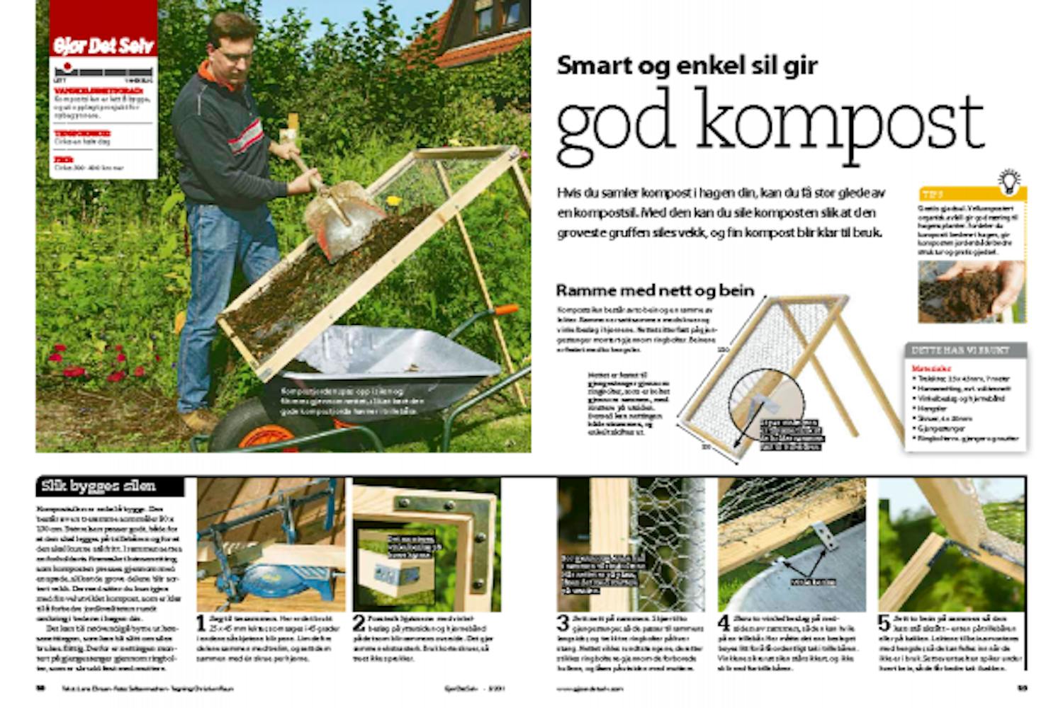 Smart og enkel jordsikt gir god kompost Smart og enkel jordsikt gir god kompost